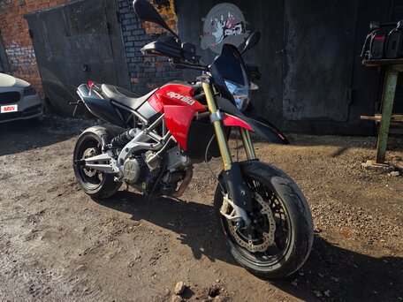 2009 Aprilia Dorsoduro 750, красный, 500000 рублей, вид 2