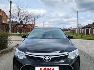2015 Toyota Camry VII (XV50) Рестайлинг, чёрный, 2200000 рублей, вид 2