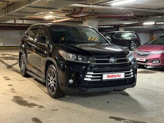 2017 Toyota Highlander III (XU50) Рестайлинг, чёрный, 2590000 рублей, вид 1
