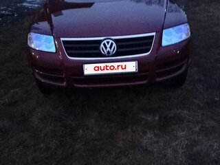 2003 Volkswagen Touareg I, красный, 740000 рублей, вид 1