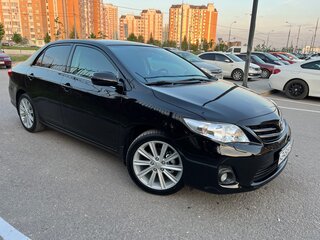 2011 Toyota Corolla X (E140, E150) Рестайлинг, чёрный, 1550000 рублей, вид 4