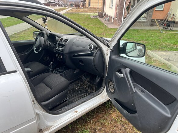 2014 Lada (ВАЗ) Kalina II, белый, 360000 рублей - вид 5