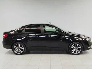 2016 Lada (ВАЗ) Vesta I, чёрный, 890000 рублей, вид 4