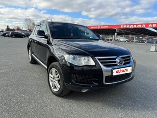 2008 Volkswagen Touareg I Рестайлинг, чёрный, 1250000 рублей, вид 3