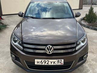 2015 Volkswagen Tiguan I Рестайлинг, коричневый, 1500000 рублей, вид 2
