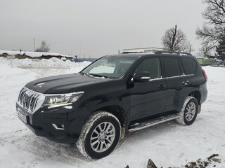 2019 Toyota Land Cruiser Prado 150 Series Рестайлинг 2, чёрный, 4250000 рублей, вид 2