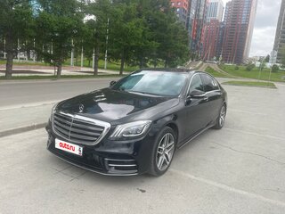 2020 Mercedes-Benz S-Класс 450 Long VI (W222, C217) Рестайлинг, чёрный, 5500000 рублей, вид 1