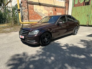 2011 Mercedes-Benz C-Класс 180 BlueEFFICIENCY III (W204) Рестайлинг, коричневый, 1299000 рублей, вид 1