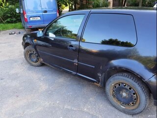 1998 Volkswagen Golf IV, чёрный, 150000 рублей, вид 5