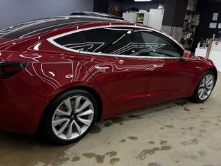 2018 Tesla Model 3 Long Range I, красный, 2650000 рублей, вид 5