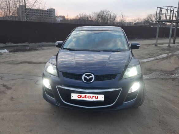 2011 Mazda CX-7 I Рестайлинг, синий, 700000 рублей
