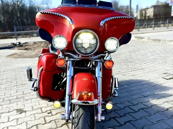 2012 Harley-Davidson Electra Glide, оранжевый, 880000 рублей - вид 2