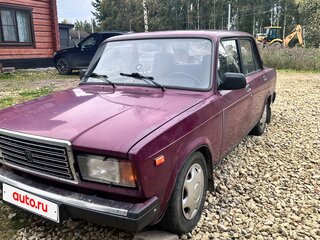2002 Lada (ВАЗ) 2107, пурпурный, 219000 рублей, вид 1