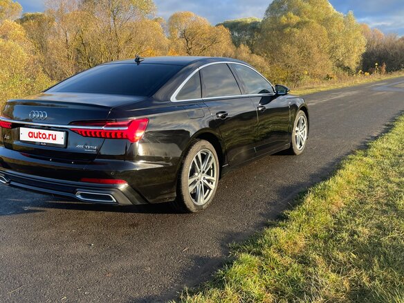 2020 Audi A6 45 TFSI V (C8), чёрный, 3850000 рублей - вид 10
