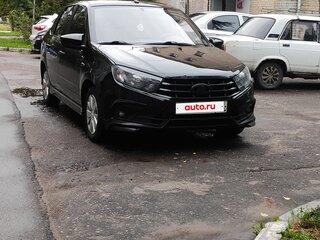 2020 Lada (ВАЗ) Granta I Рестайлинг, чёрный, 600000 рублей, вид 5