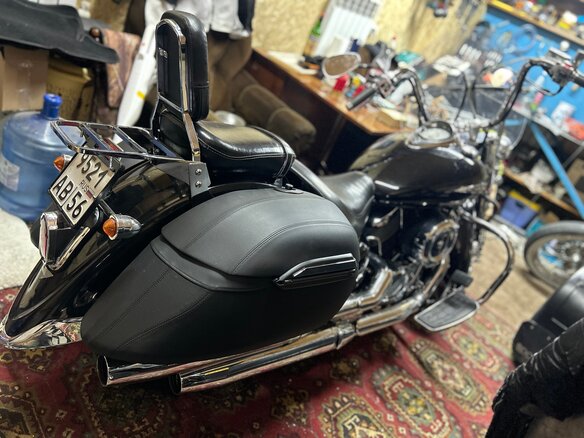 2008 Yamaha XVS1100, чёрный, 600000 рублей - вид 14