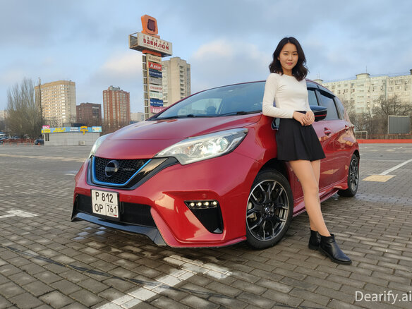 2018 Nissan Note Nismo e-Power II Рестайлинг, красный, 1500000 рублей