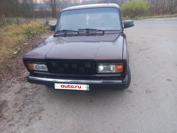 2005 Lada (ВАЗ) 2107, пурпурный, 150000 рублей - вид 1