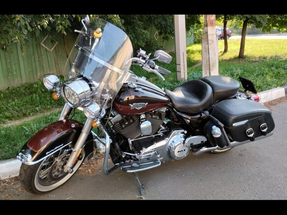 2011 Harley-Davidson Road King, коричневый, 1500000 рублей - вид 8