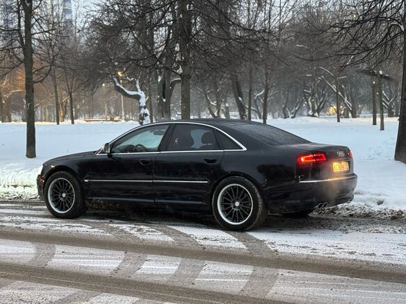 2005 Audi A8 II (D3) Рестайлинг, чёрный, 1350000 рублей - вид 5