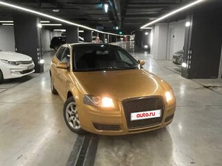 2006 Audi A3 II (8P) Рестайлинг 1, жёлтый, 350000 рублей, вид 2