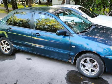 2006 Mitsubishi Lancer IX Рестайлинг, синий, 200000 рублей, вид 3