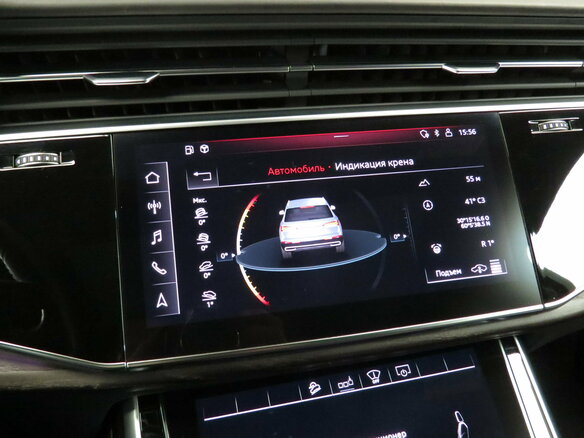 2020 Audi Q7 45 TDI II (4M) Рестайлинг, синий - вид 19