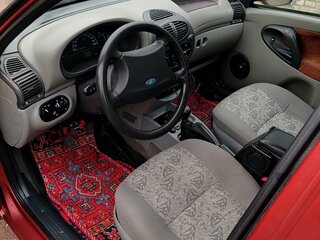 2006 Lada (ВАЗ) Kalina I, красный, 140000 рублей, вид 4