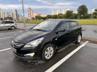 2014 Hyundai Solaris I Рестайлинг, чёрный, 710000 рублей, вид 1
