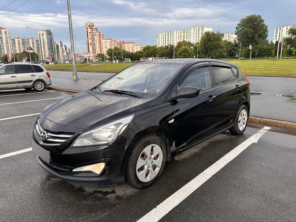 2014 Hyundai Solaris I Рестайлинг, чёрный, 710000 рублей