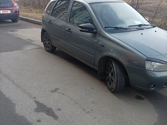 2008 Lada (ВАЗ) Kalina I, серый, 220000 рублей