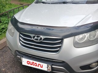 2011 Hyundai Santa Fe II Рестайлинг, серебристый, 1387000 рублей, вид 1