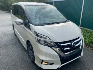 2018 Nissan Serena S-Hybrid V (C27), белый, 2950000 рублей, вид 2
