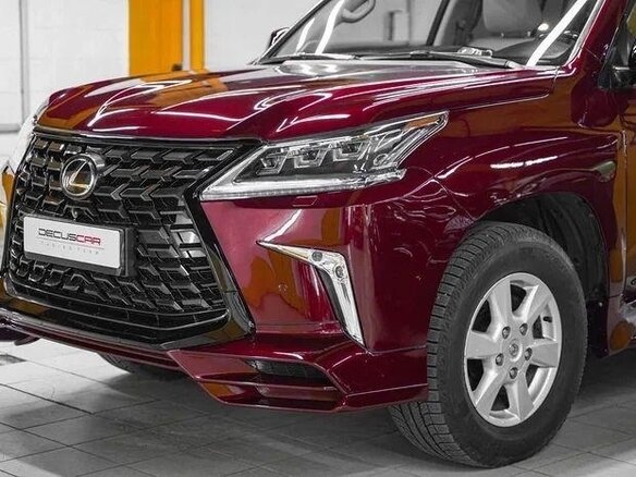 2008 Lexus LX 570 III, красный, 3500000 рублей - вид 7