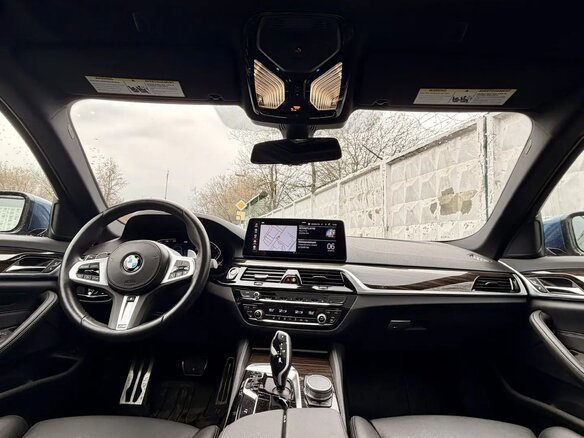 2021 BMW 5 серии 530i xDrive VII (G30/G31/G38) Рестайлинг, синий, 5390000 рублей - вид 10