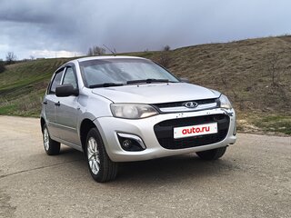 2014 Lada (ВАЗ) Kalina II, серебристый, 435000 рублей, вид 3