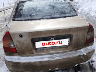 2004 Hyundai Accent ТагАЗ II, бежевый, 175000 рублей, вид 3