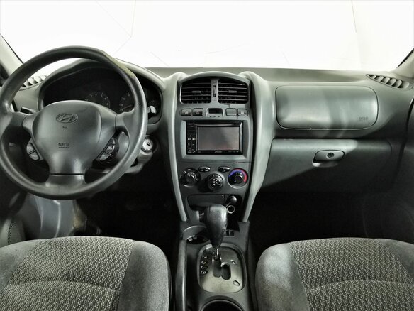 2003 Hyundai Santa Fe I, серебристый, 375150 рублей - вид 12