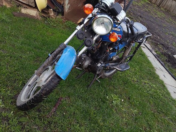 2010 Мотоальфа A1, синий, 15000 рублей