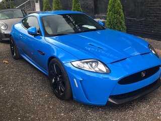 2009 Jaguar XKR II Рестайлинг 1, синий, 4600000 рублей, вид 3