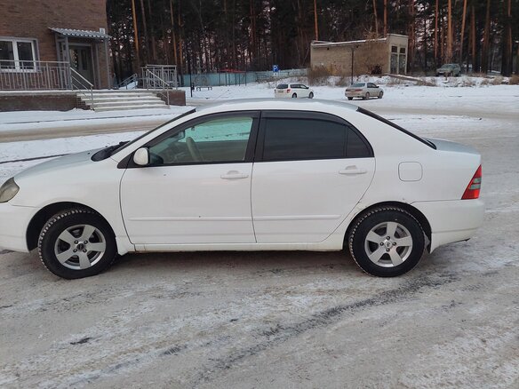 2002 Toyota Corolla IX (E120, E130), белый, 500000 рублей - вид 4