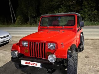 1994 Jeep Wrangler I (YJ), красный, 850000 рублей, вид 3