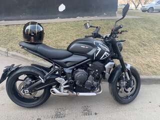 2021 Triumph Trident 660, чёрный, 640000 рублей, вид 3