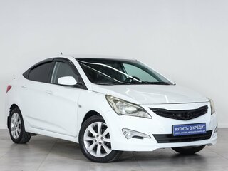 2015 Hyundai Solaris I Рестайлинг, белый, 899000 рублей, вид 1