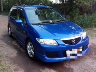 2001 Mazda Premacy I (CP), синий, 450000 рублей, вид 1