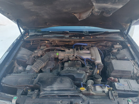 1997 Toyota Crown X (S150), синий, 800000 рублей - вид 4