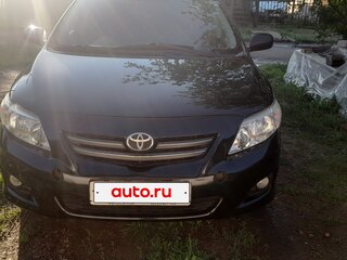 2008 Toyota Corolla X (E140, E150), чёрный, 980000 рублей, вид 1