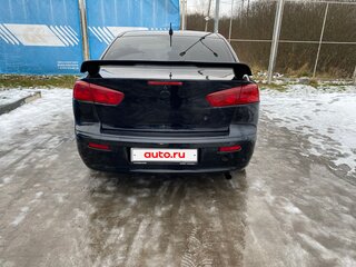 2008 Mitsubishi Lancer X, чёрный, 550000 рублей, вид 4