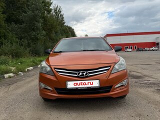 2015 Hyundai Solaris I Рестайлинг, оранжевый, 850000 рублей, вид 1