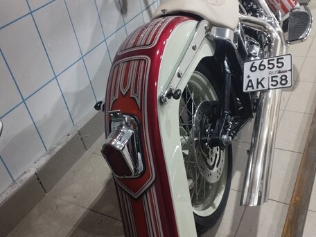 2007 Harley-Davidson Heritage, красный, 1200000 рублей, вид 4